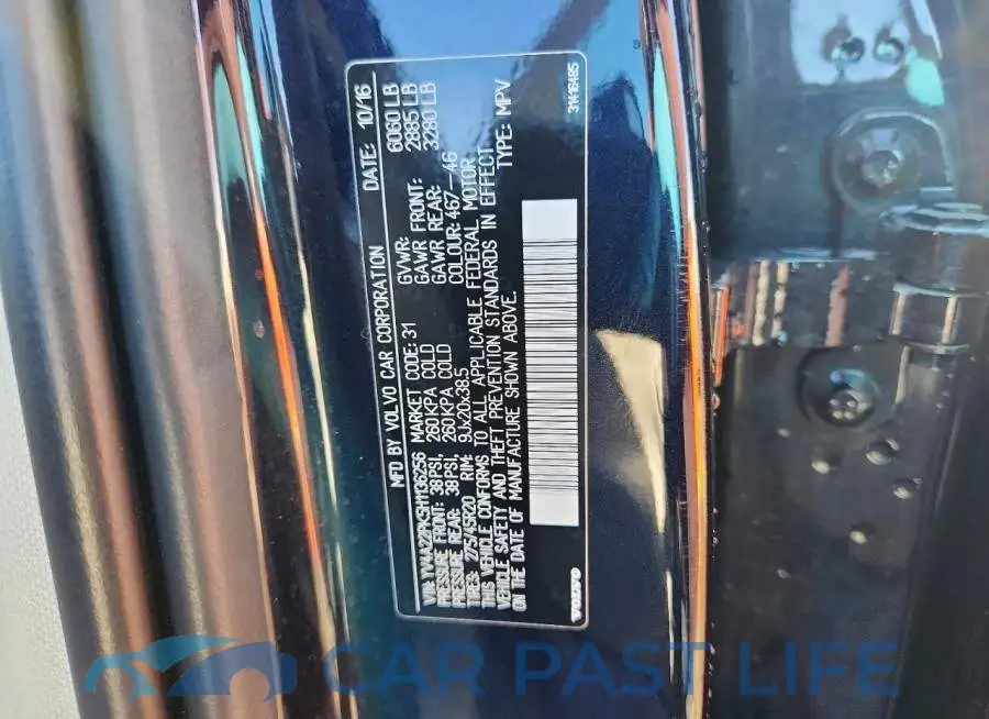 YV4A22PK5H1136256# 13