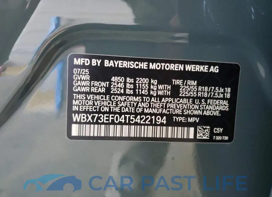 WBX73EF04T5422194# 13
