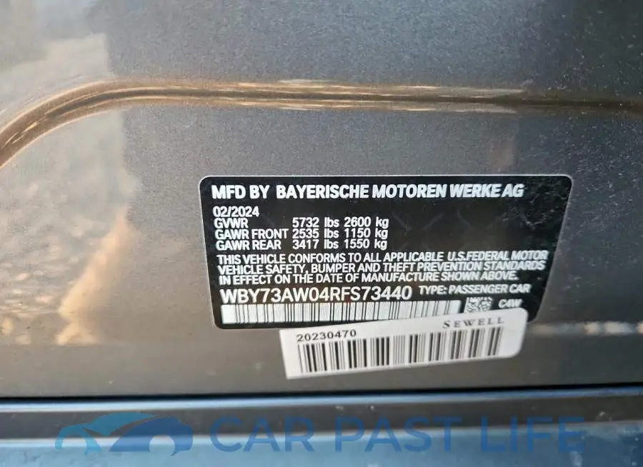 WBY73AW04RFS73440# 13