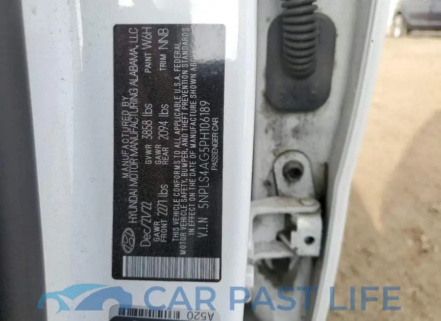 5NPLS4AG5PH106189# 12