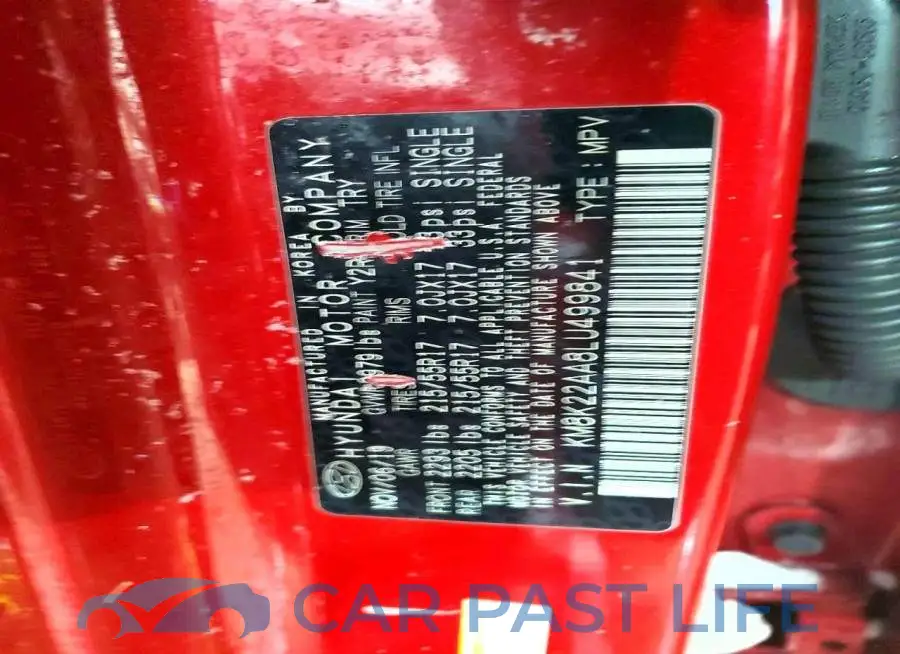 KM8K22AA8LU499841# 13