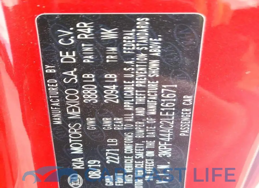 3KPF44AC2LE161671# 13
