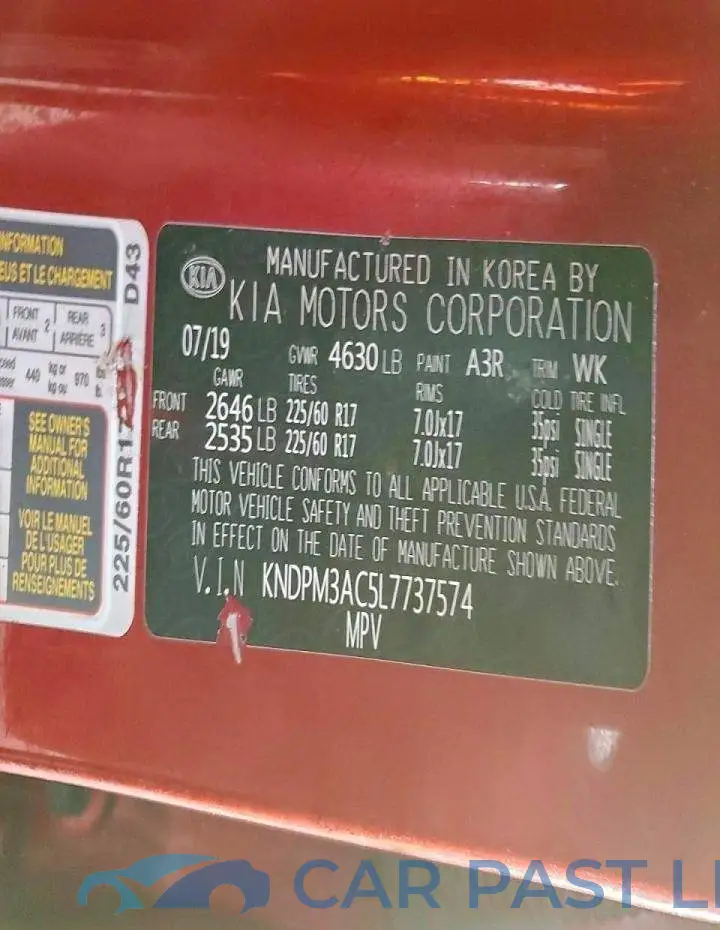 KNDPM3AC5L7737574# 13