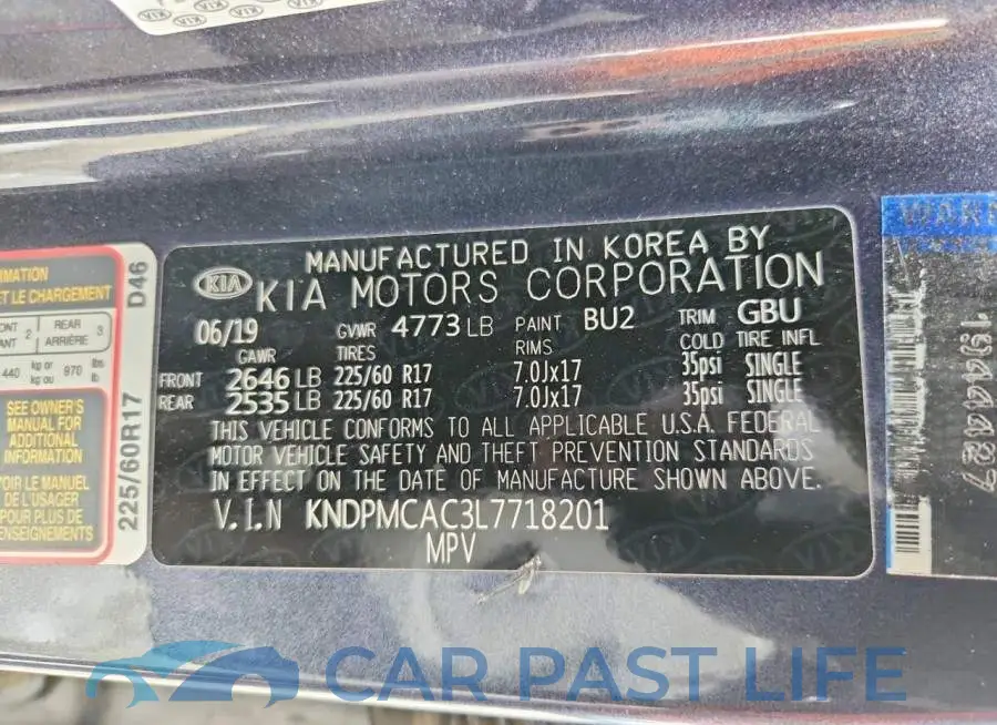 KNDPMCAC3L7718201# 13