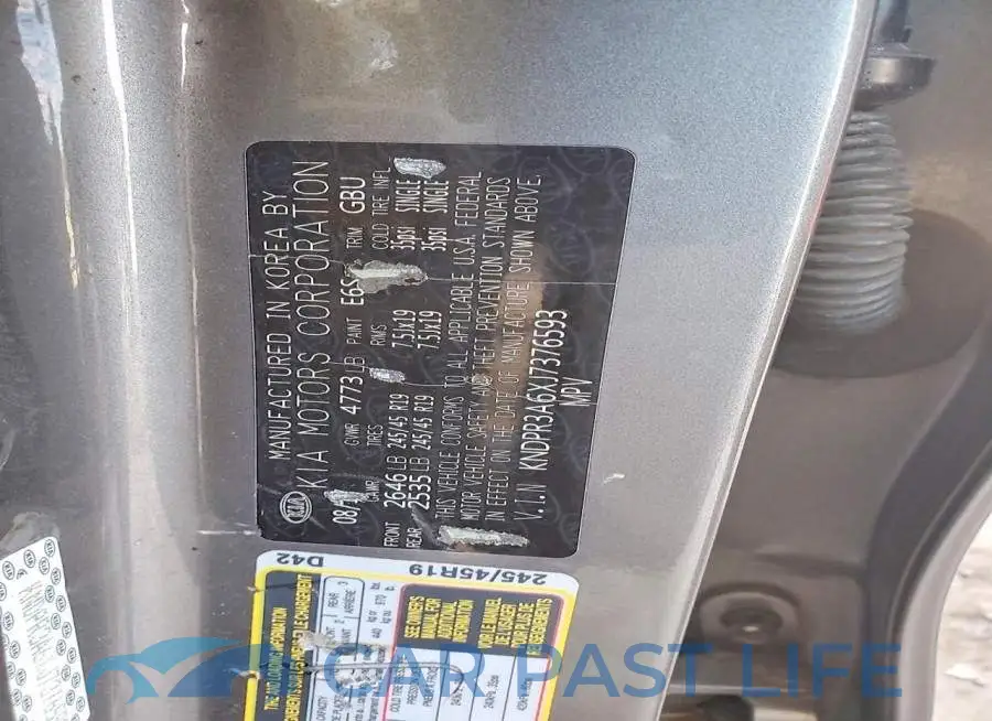 KNDPR3A6XJ7376593# 12
