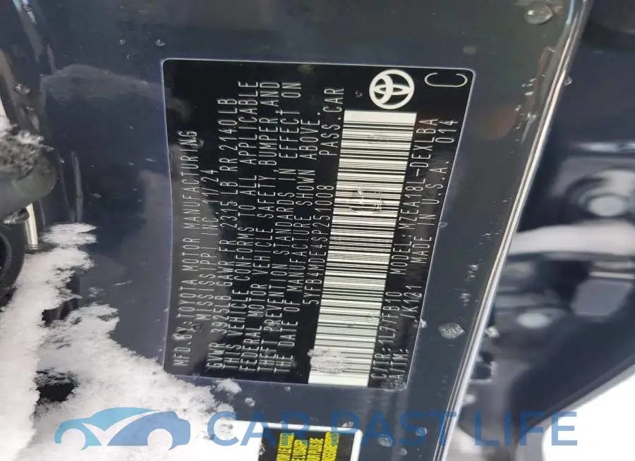 5YFB4MDE4SP251008# 12