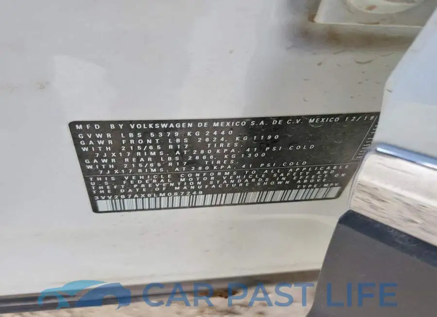 3VV2B7AX6LM087249# 13
