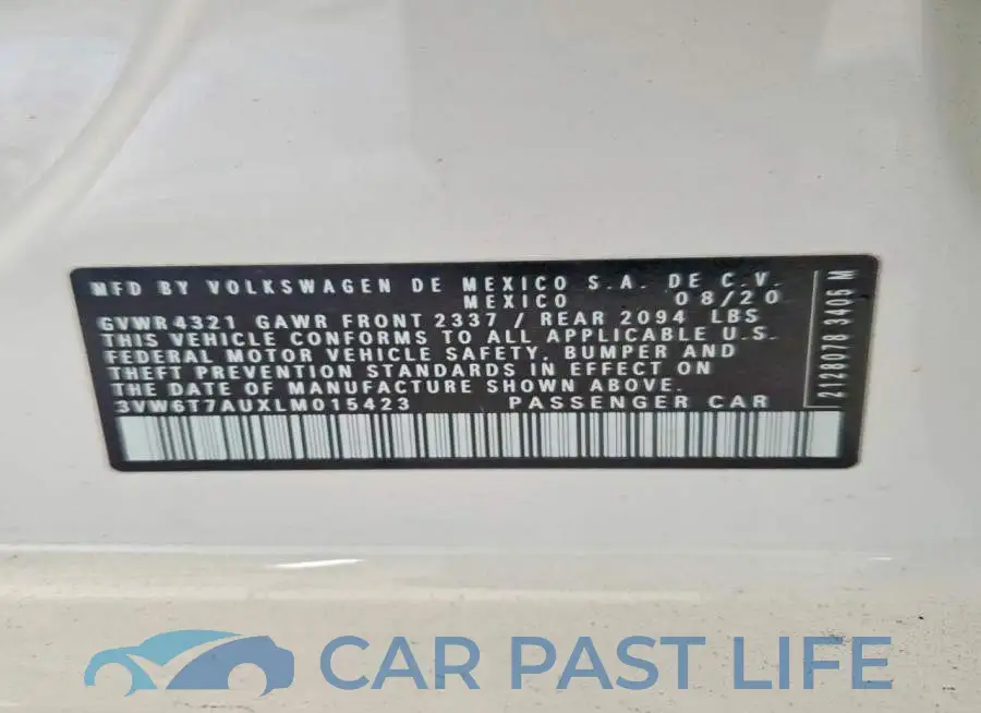 3VW6T7AUXLM015423# 13
