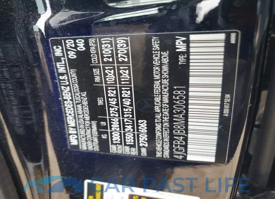 4JGFB4JB8MA306581# 13