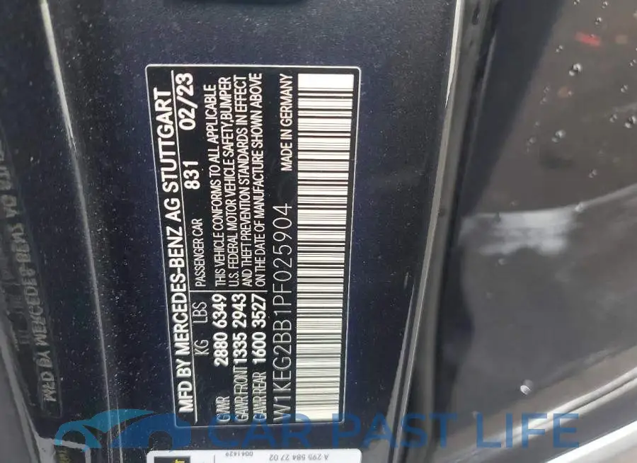 W1KEG2BB1PF025904# 13