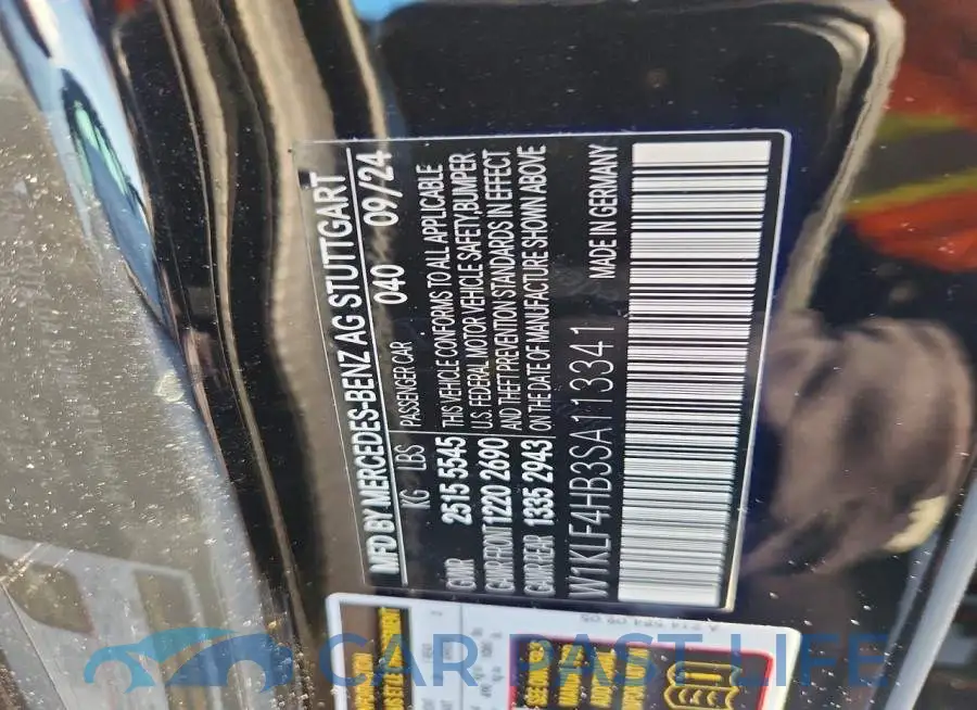 W1KLF4HB3SA113341# 12