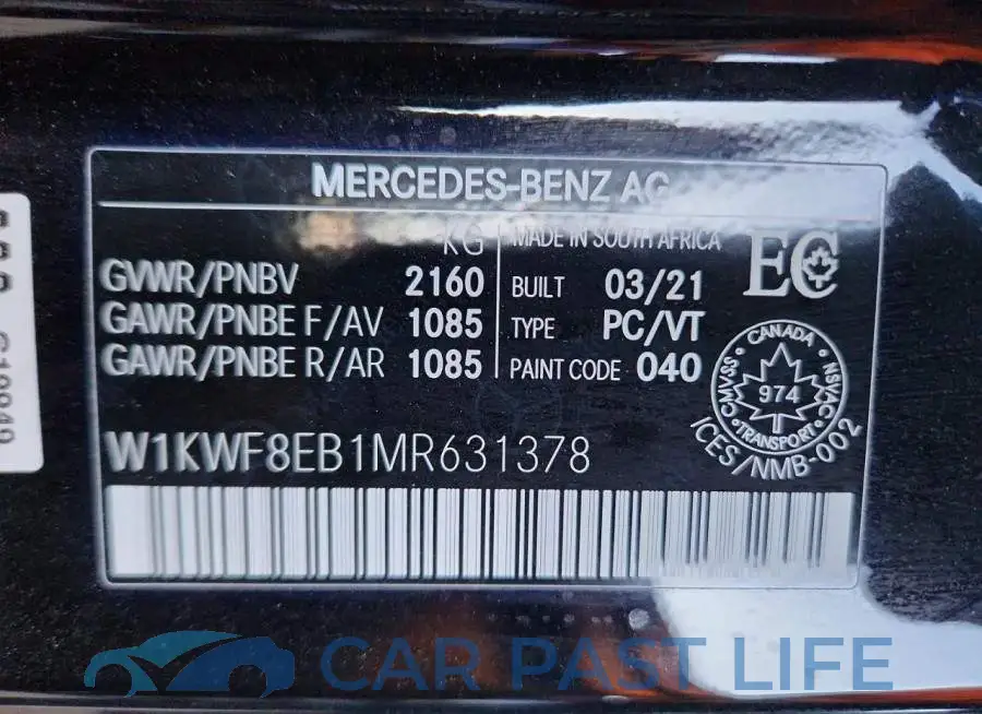 W1KWF8EB1MR631378# 13