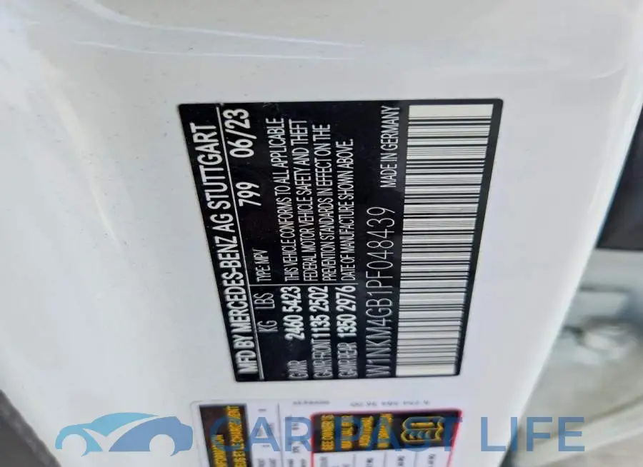 W1NKM4GB1PF048439# 13