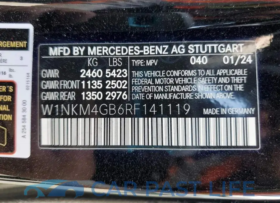 W1NKM4GB6RF141119# 13