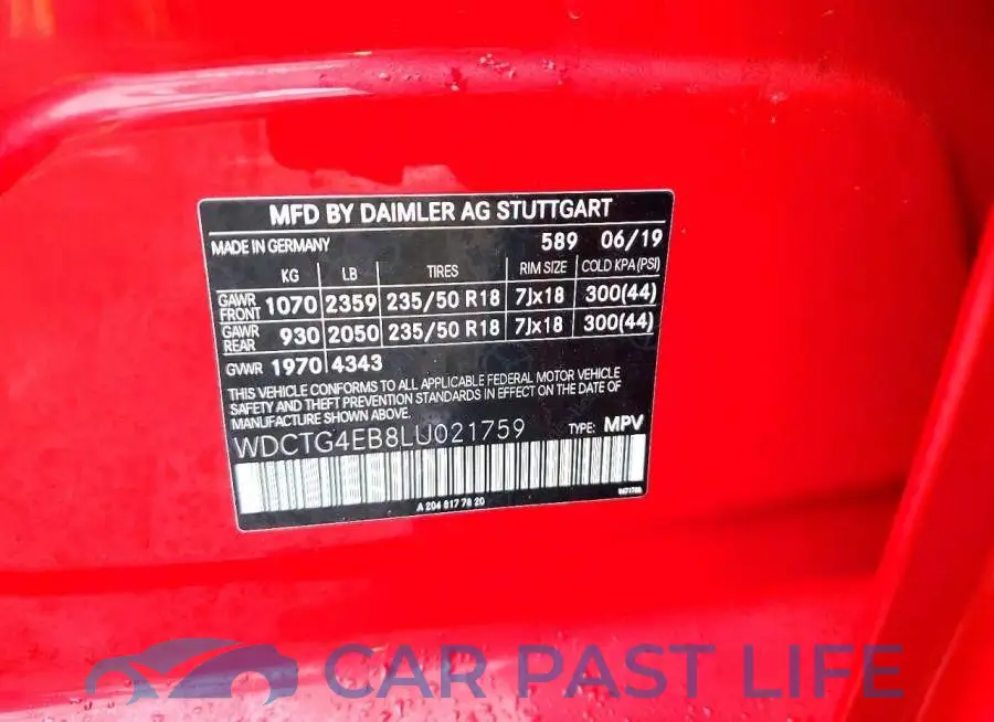 WDCTG4EB8LU021759# 12