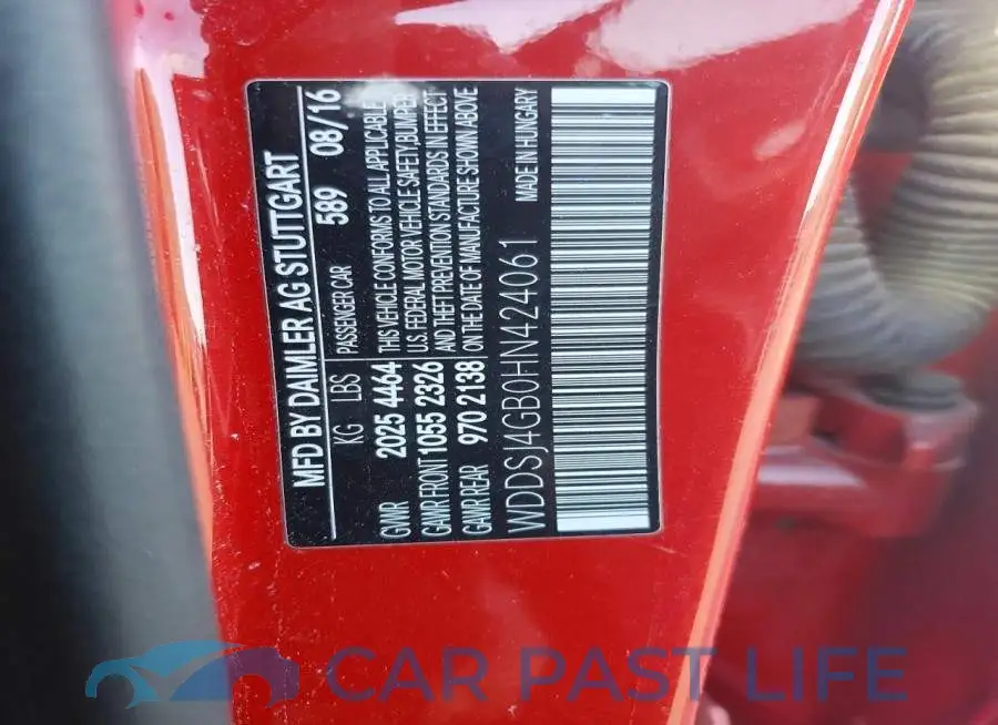 WDDSJ4GB0HN424061# 12