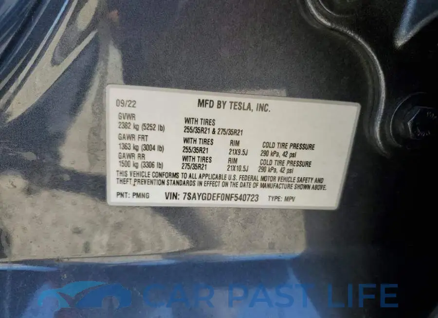 7SAYGDEF0NF540723# 14