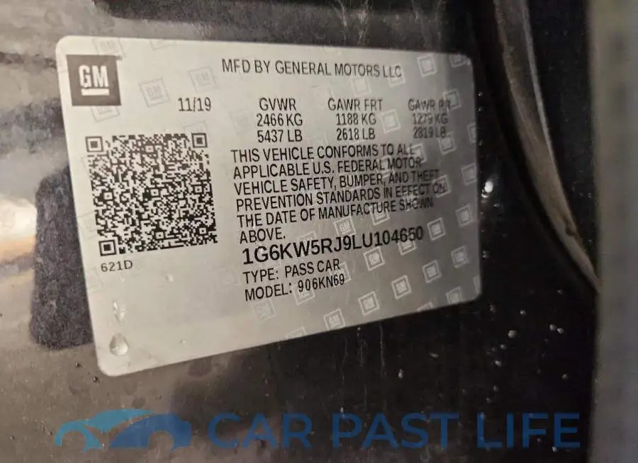 1G6KW5RJ9LU104650# 12