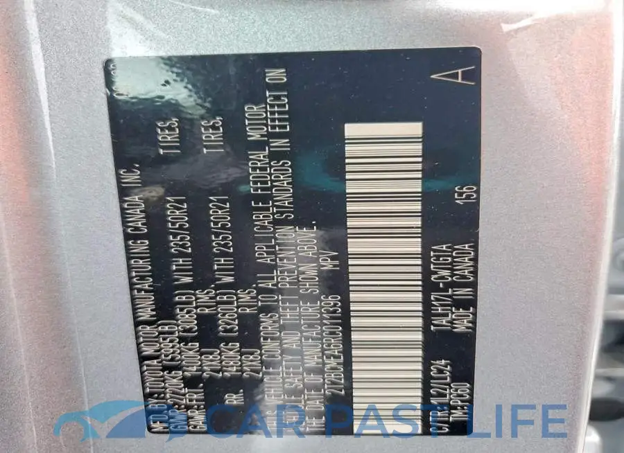 2T2BCMEA6RC011396# 14