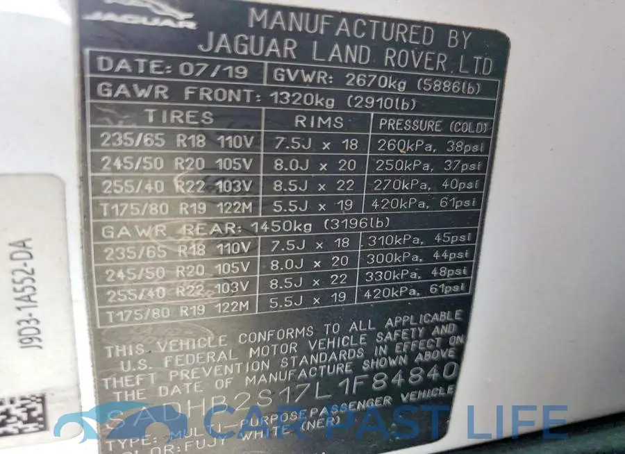 SADHB2S17L1F84840# 10