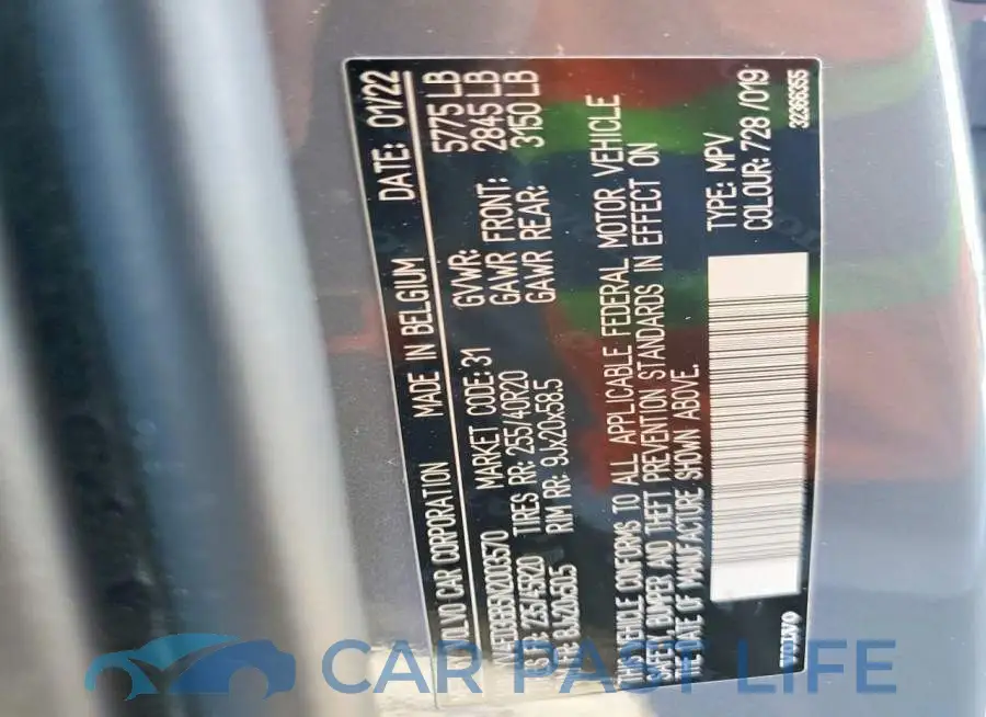 YV4ED3GB5N2003570# 12