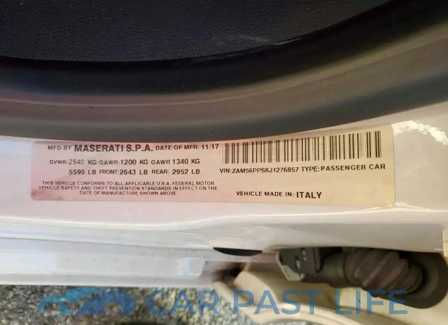 ZAM56PPS8J1276857# 12