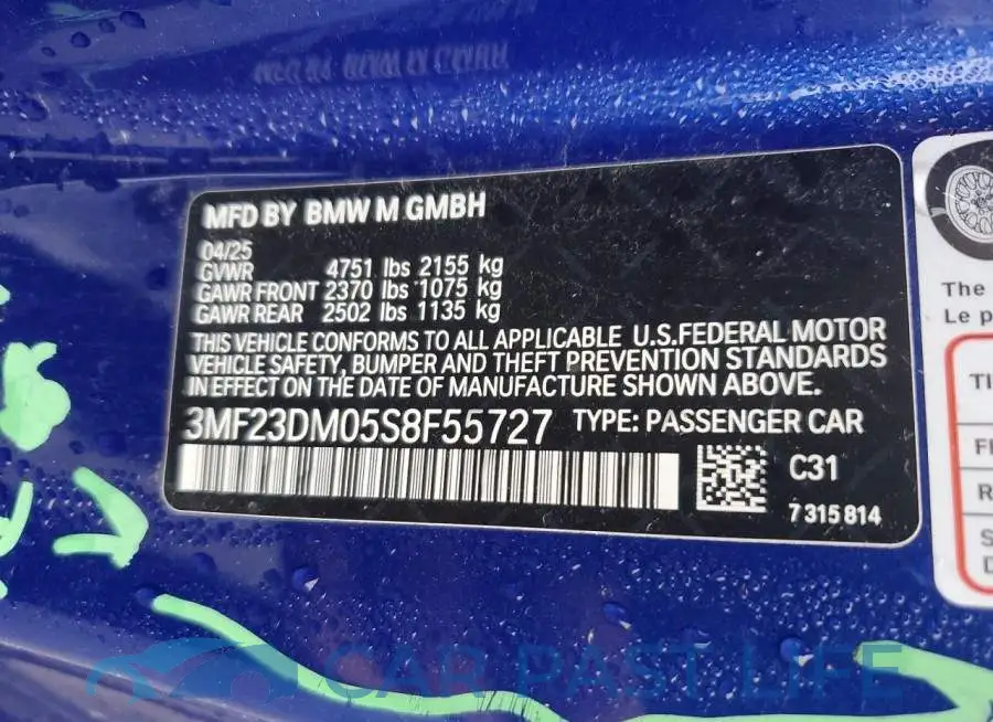 3MF23DM05S8F55727# 12