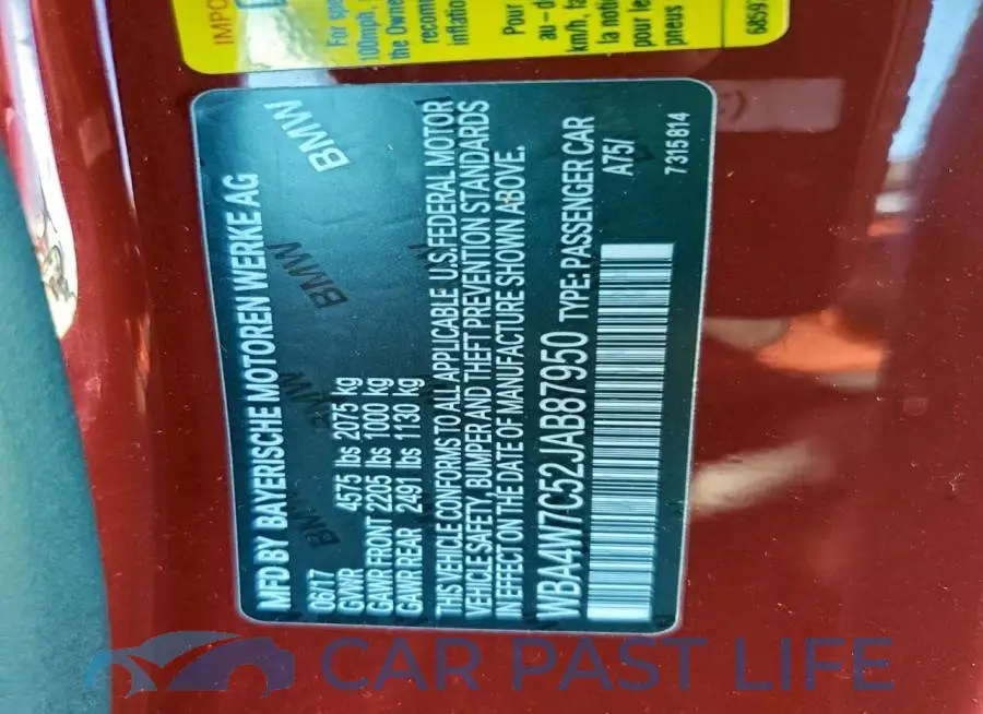 WBA4W7C52JAB87950# 12