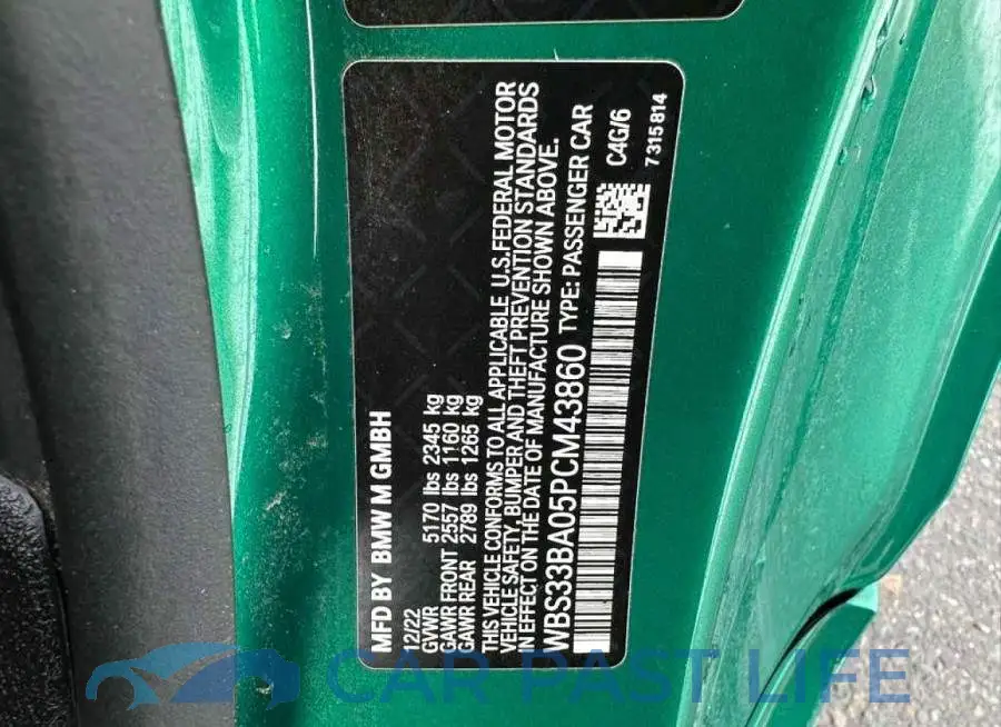 WBS33BA05PCM43860# 10