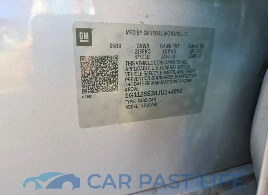 1G1125S38JU144952# 12