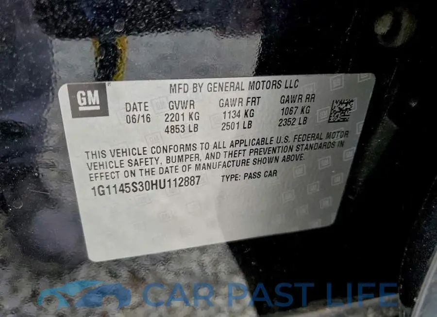1G1145S30HU112887# 13