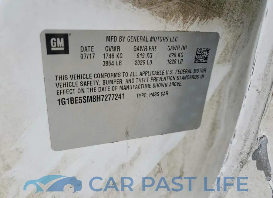 1G1BE5SM8H7277241# 13