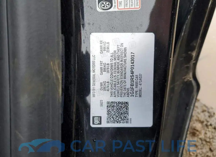 1G1FB1RS4P0143017# 12