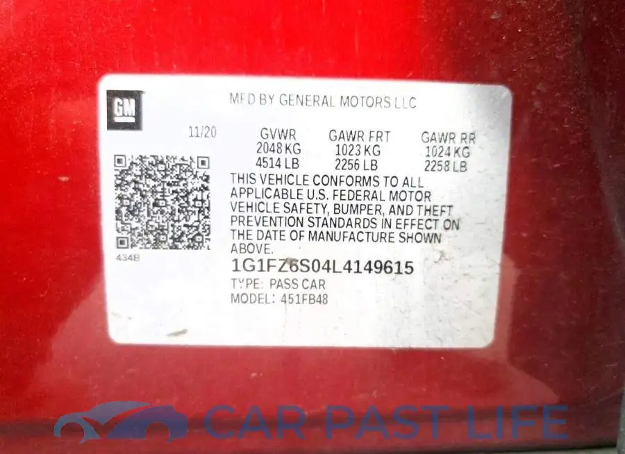 1G1FZ6S04L4149615# 13
