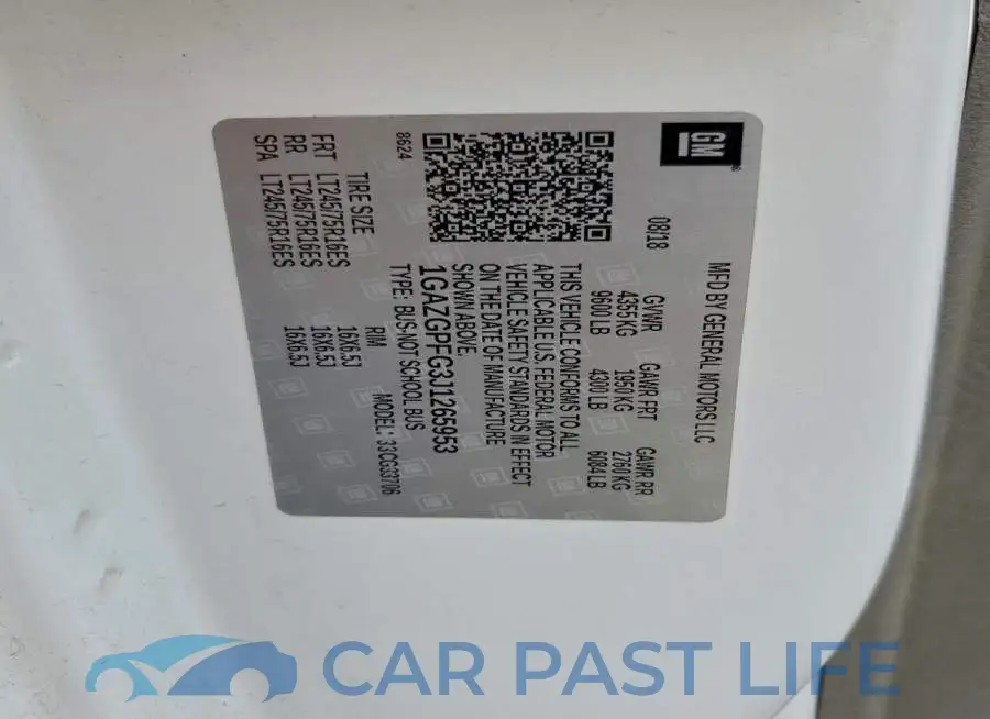 1GAZGPFG3J1265953# 13