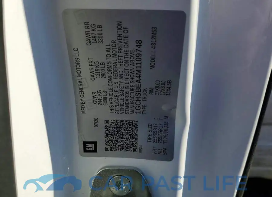 1GCHSBEA4M1109748# 12
