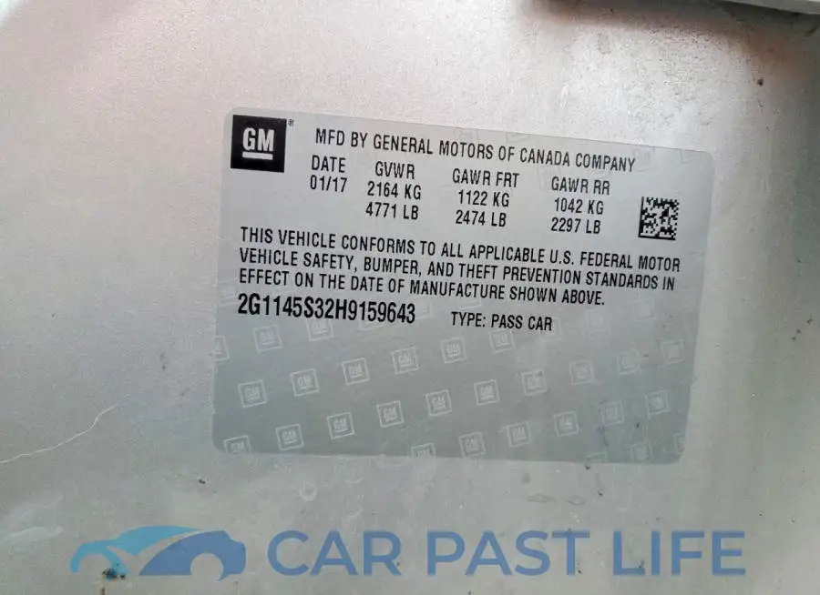 2G1145S32H9159643# 12