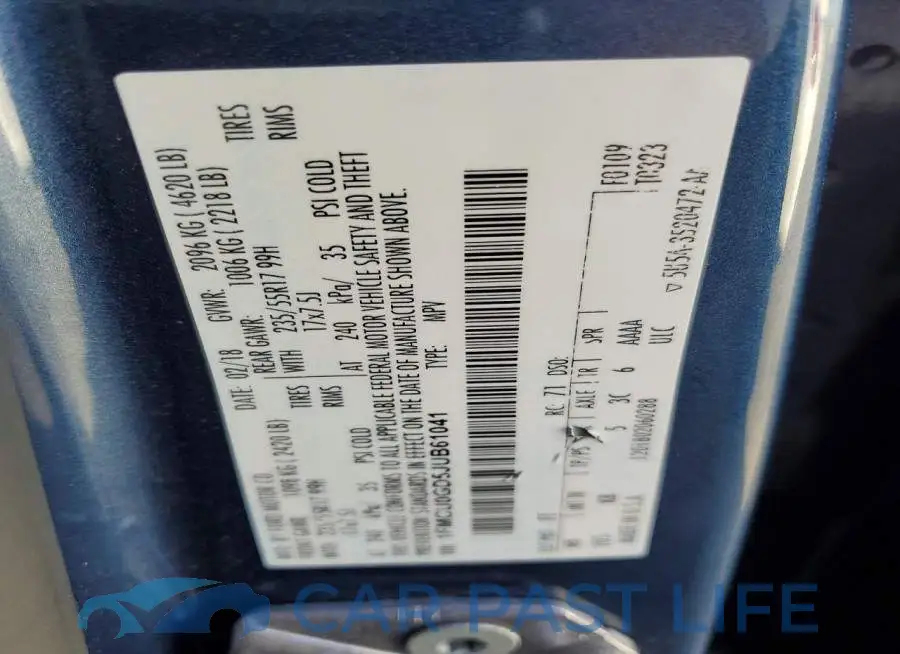 1FMCU0GD5JUB61041# 14