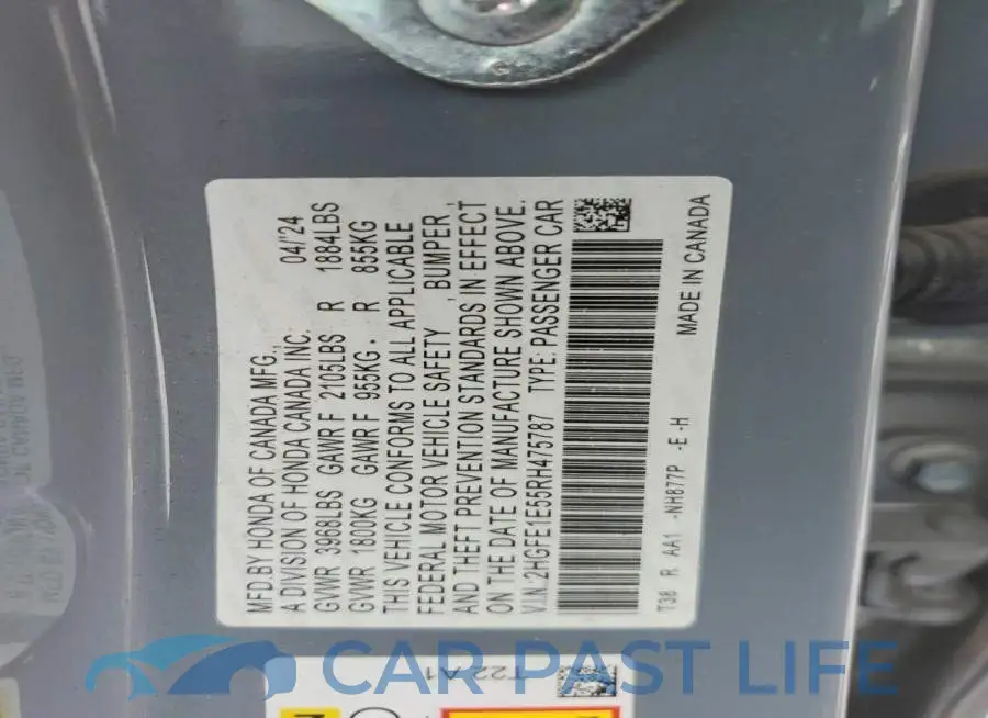 2HGFE1E55RH475787# 13