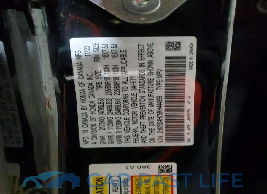 2HKRS4H75RH444999# 14