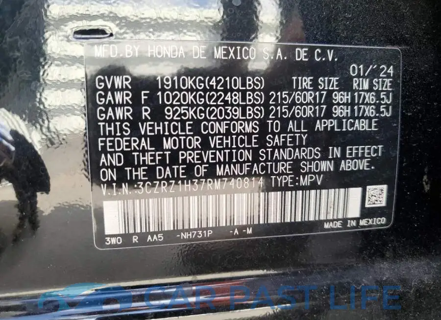 3CZRZ1H37RM740814# 13