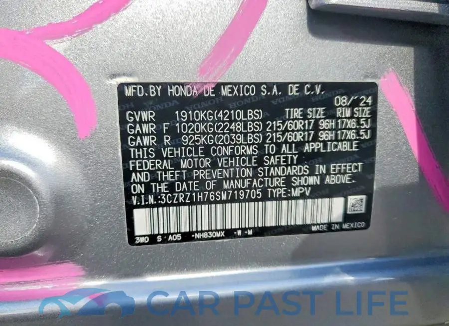 3CZRZ1H76SM719705# 13