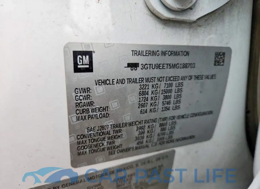 3GTU9EET5MG188703# 12