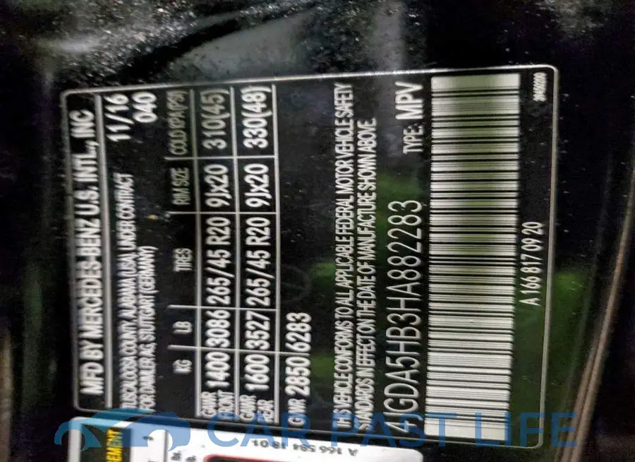 4JGDA5HB3HA882283# 14