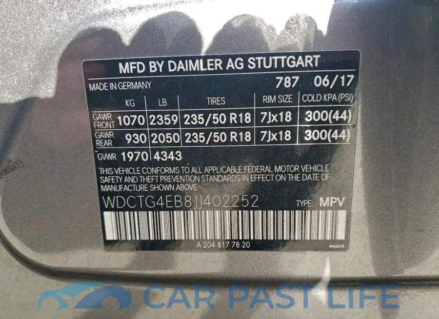 WDCTG4EB8JJ402252# 13