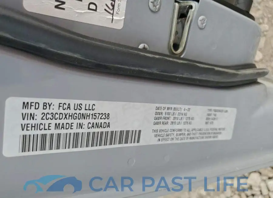 2C3CDXHG0NH157238# 12