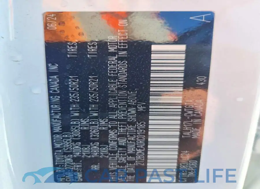 2T2BCMEA0RC019185# 13