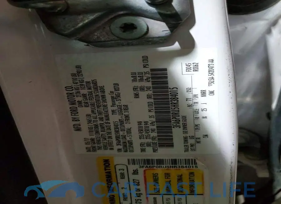 3FA6P0RU5HR384015# 13