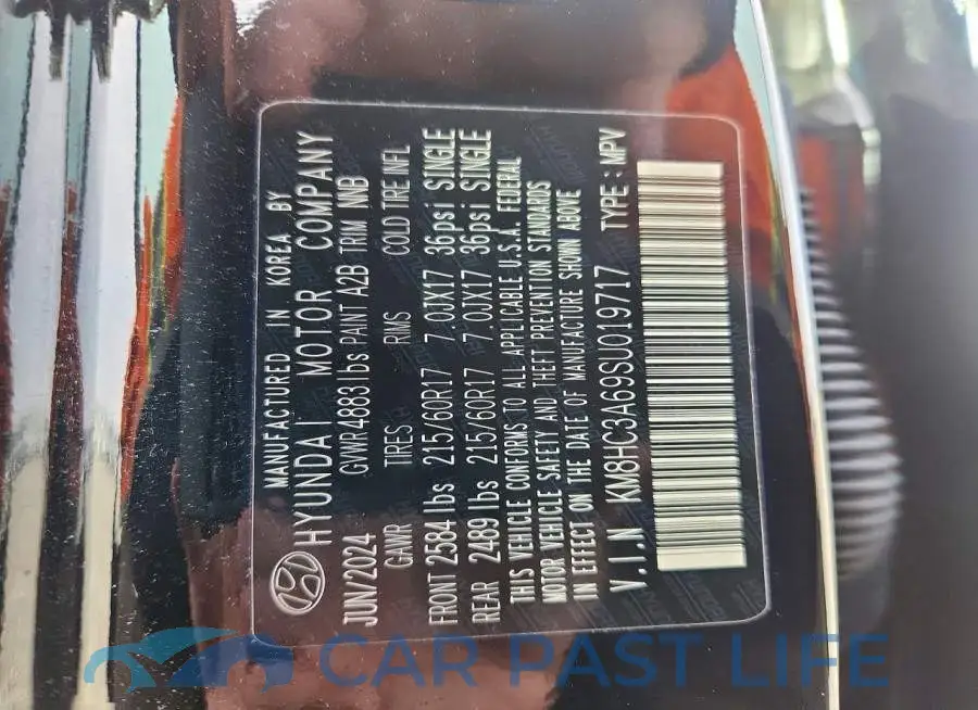 KM8HC3A69SU019717# 14