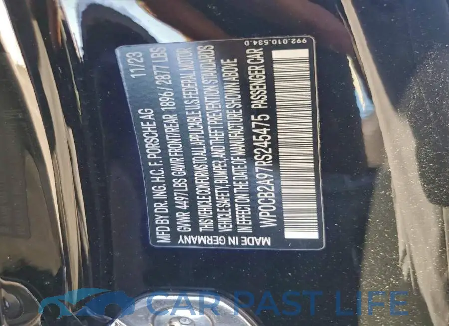 WP0CB2A97RS245475# 12